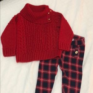Janie and Jack sweater and leggings